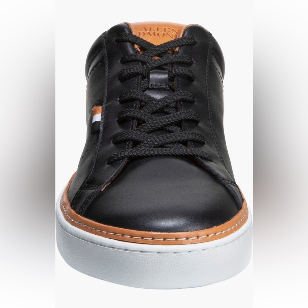 Allen Edmonds Black and Tan Leather Sneakers - Picture 2 of 12